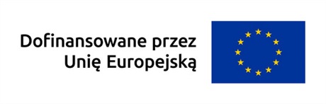 Powiększ grafikę: Flaga Unii Europejskiej, obok napis: dofinansowane przez Unię Europejską.